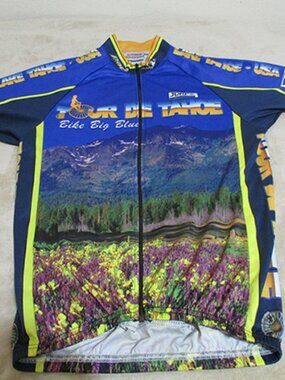 Men's Quarter-Zip Short Sleeve Cycling Jersey Size Small (B) 0021